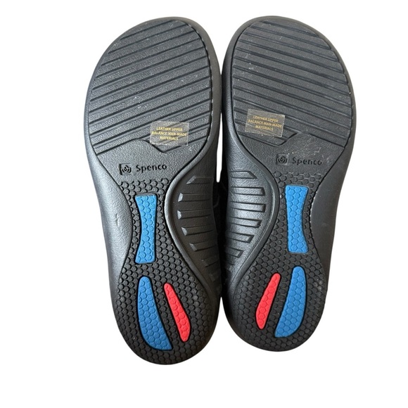 Spenco Womans Size 6B Ashley Black Suede Mule Clog Shoe Orthotic Comfort Neutral - Picture 6 of 7